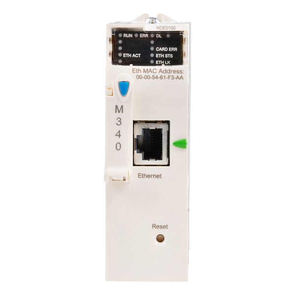 front of the BMXNOE0100 module